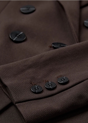 Tailor short double breasted blazer Mulch Copenhagen Muse 